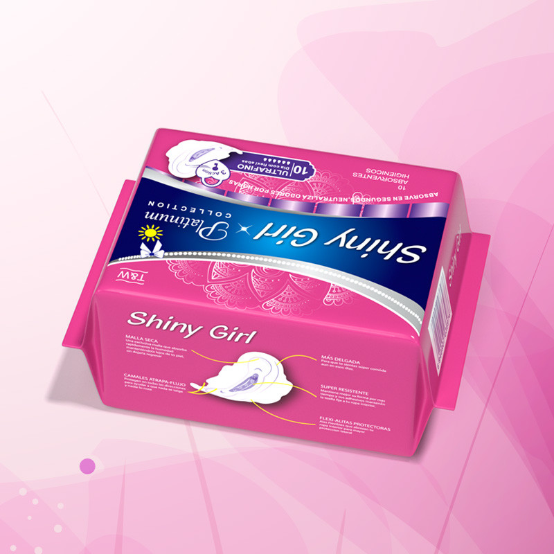 Non Woven Negative Ion Sanitary Napkin Organic Disposable 240mm 245mm