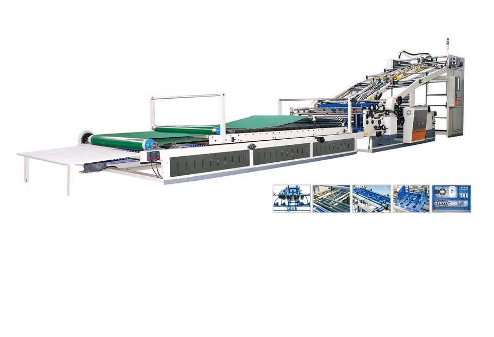 B Type Semi Auto Paper Mounting Flute Laminator Machine 90 pic / min