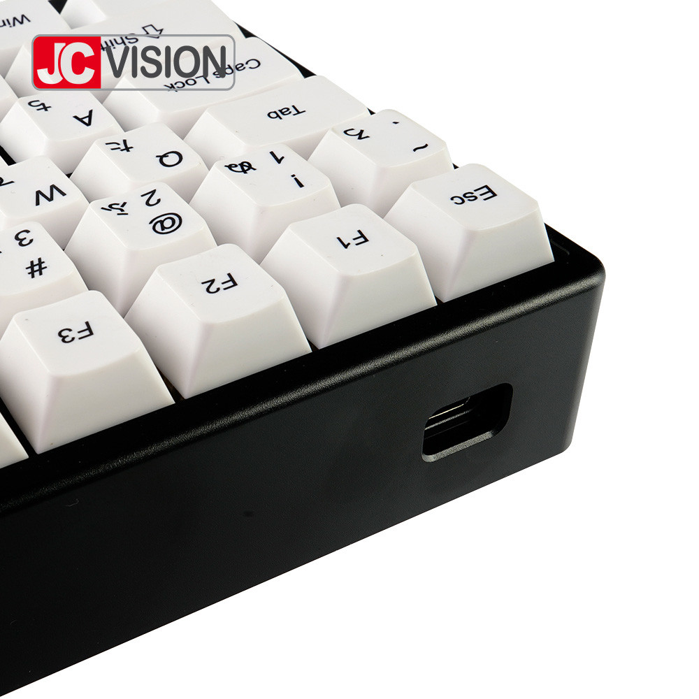 JCVISION 96 Keys DIY Mechanical Keyboard Non Hot Swappable Programmable PCB Supports ANSI