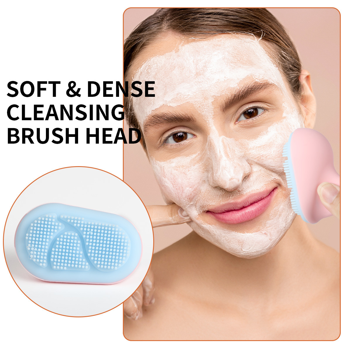 Silicone Ice Facial Cleaning Brush Ice Roller For Face And Eye , Silicone Ice Cube Mold For Face Beauty