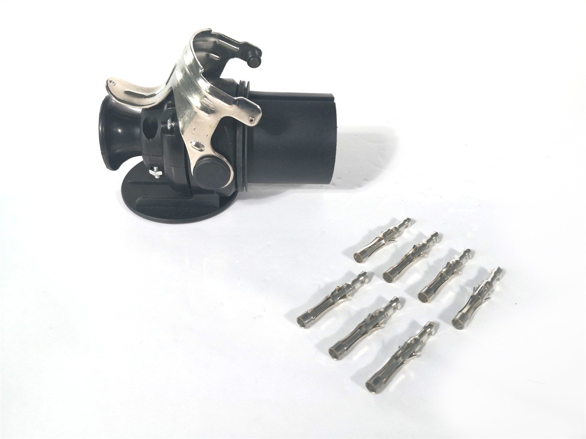 Polyamide Brass 7 Pin Round Trailer Plug Heavy Duty 7 Pin Trailer Plug