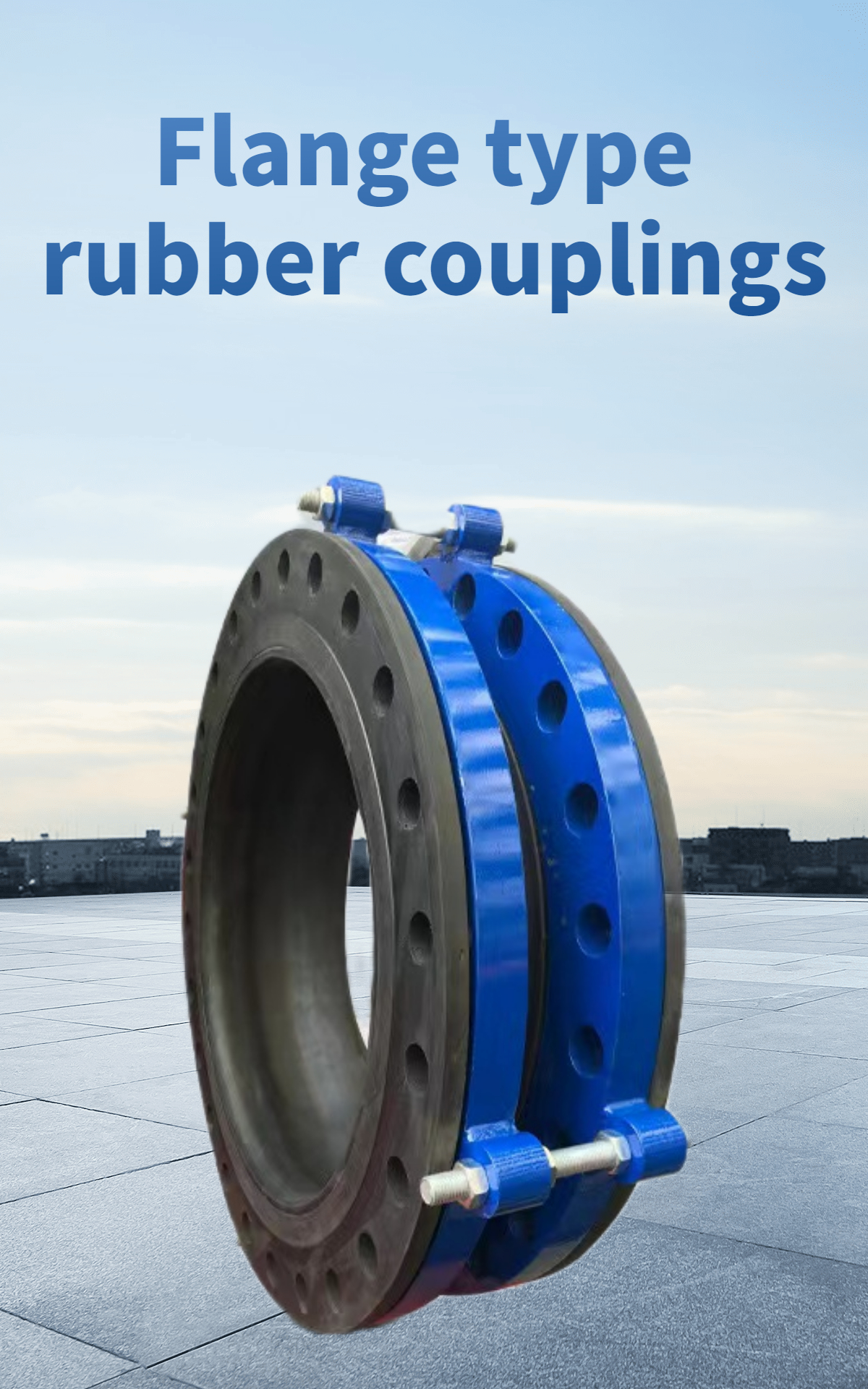 Stainless Steel Expansion Bellows Pipeline Flexible Limit Tie Flange Connection