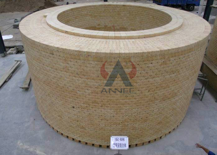 ISO9001 Fireclay 48% AL2O3 2.35g Special Shaped Bricks