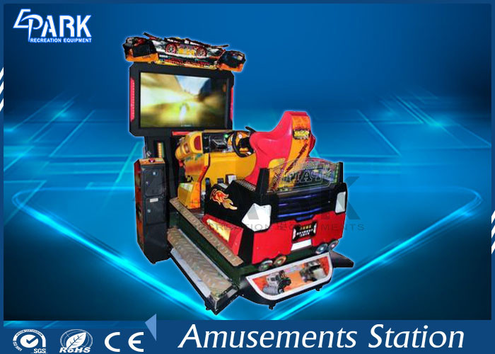 Funny 3D Dynamic Car Arcade Racing Game Machine For Amusement Park