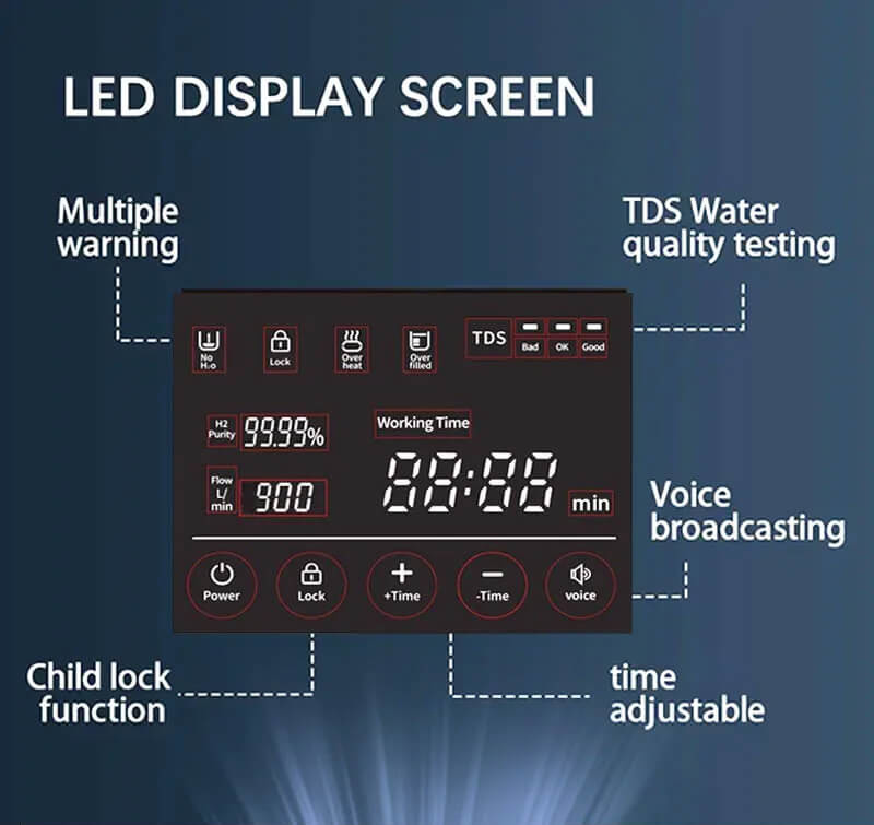 Improve Sleep Hydrogen Inhalation Machine WEIZI Promoting Cellular Health
