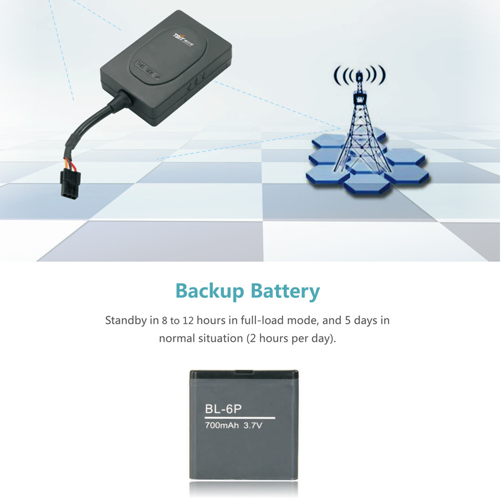 IP65 Motorcycle Portable Gps Tracking Device Vibration / Power Cut Off Alarm