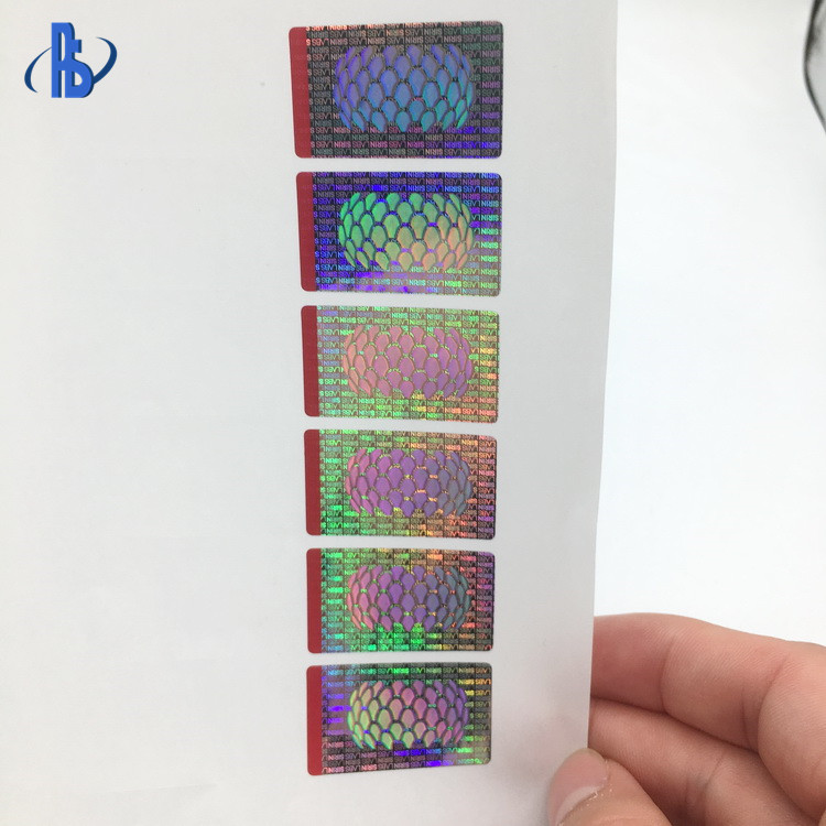 Tamper Evident Holographic Security Labels Stickers for Packing
