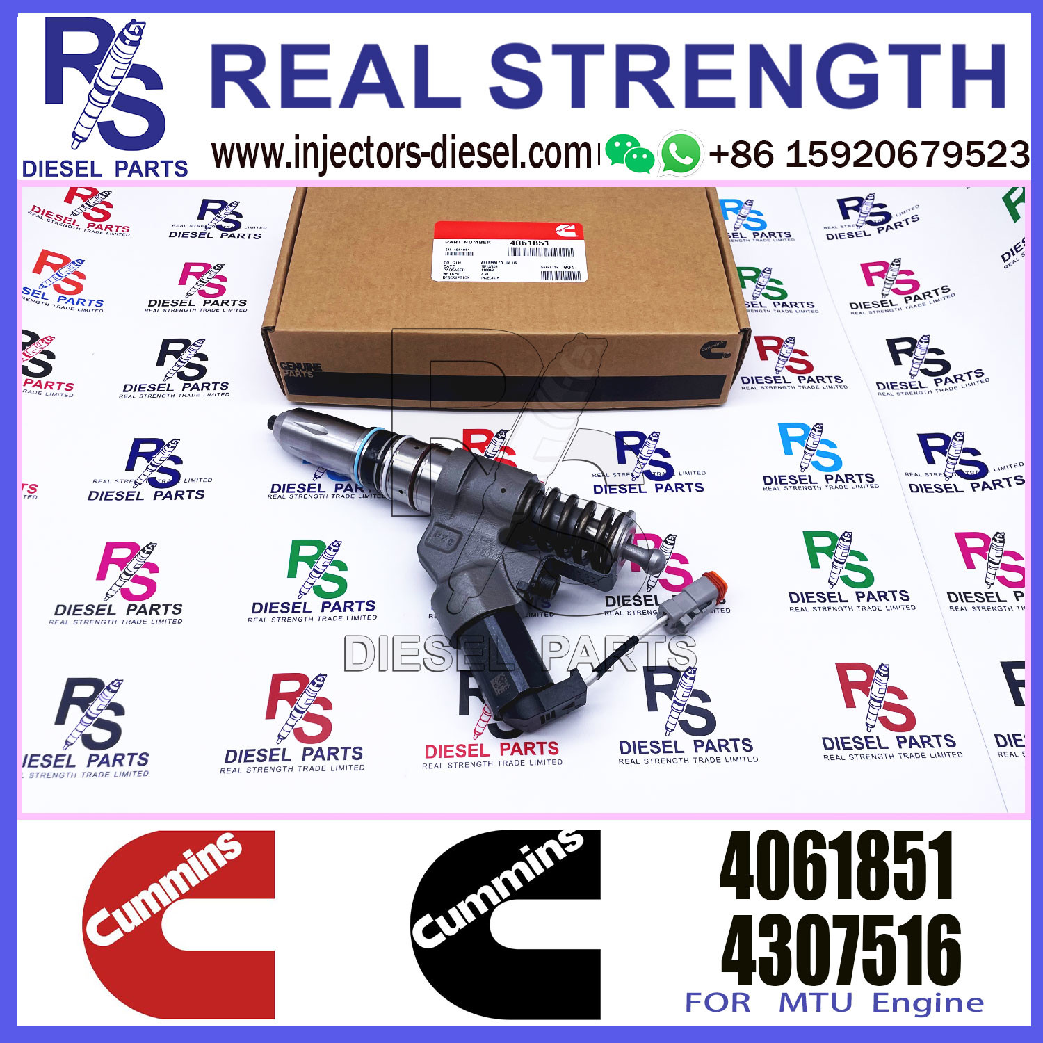 Injector 3411753 3095040 3080429 3411756 4061851 4062567 For CUMMINS M11