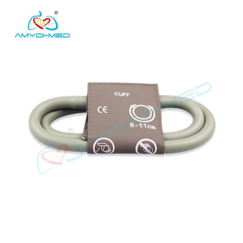 Infant Single Tube Reusable NIBP Cuff For Blood Pressure 10-19 Cm Compatible