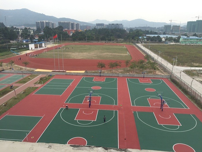 Anti Skidding PU Sports Flooring For Tennis Court Non-Poisonous