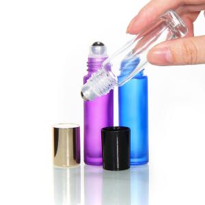 Clear Mini Rollerball Bottles Refillable Roll On Bottle 10Ml