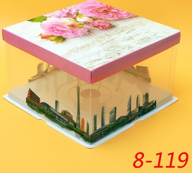 Disposable Clear/transparent Sandwich/cake Plastic Food Container/box/packaging,cheap cake boxes with clear window,custo