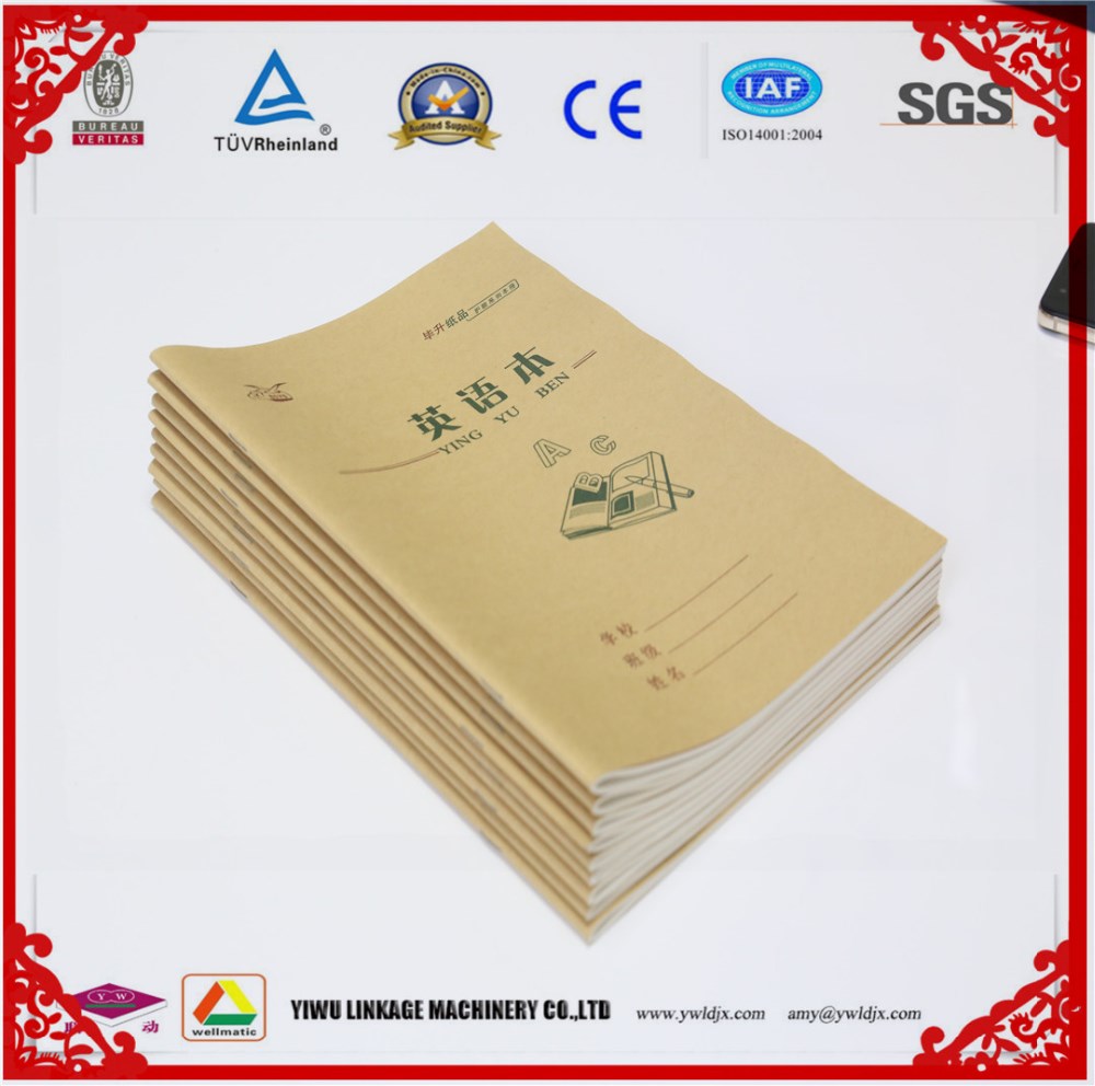 Exercise Book Making Machine Production Line with Automatic Notebook Manufacturing