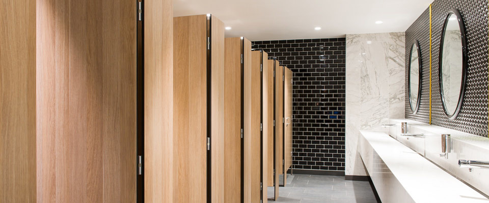 Toilet Partition HPL Laminated Plywood