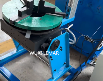 50KG Mini Welding Positioner 360° Rotation Electric Tilting Welding Positioner