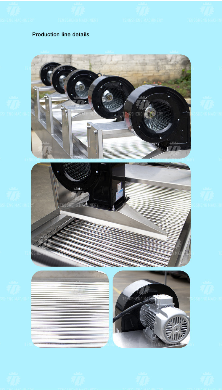 350KG 380V Fruit And Vegetable Air Drying Machine Large Parallel Air Drying Machine
