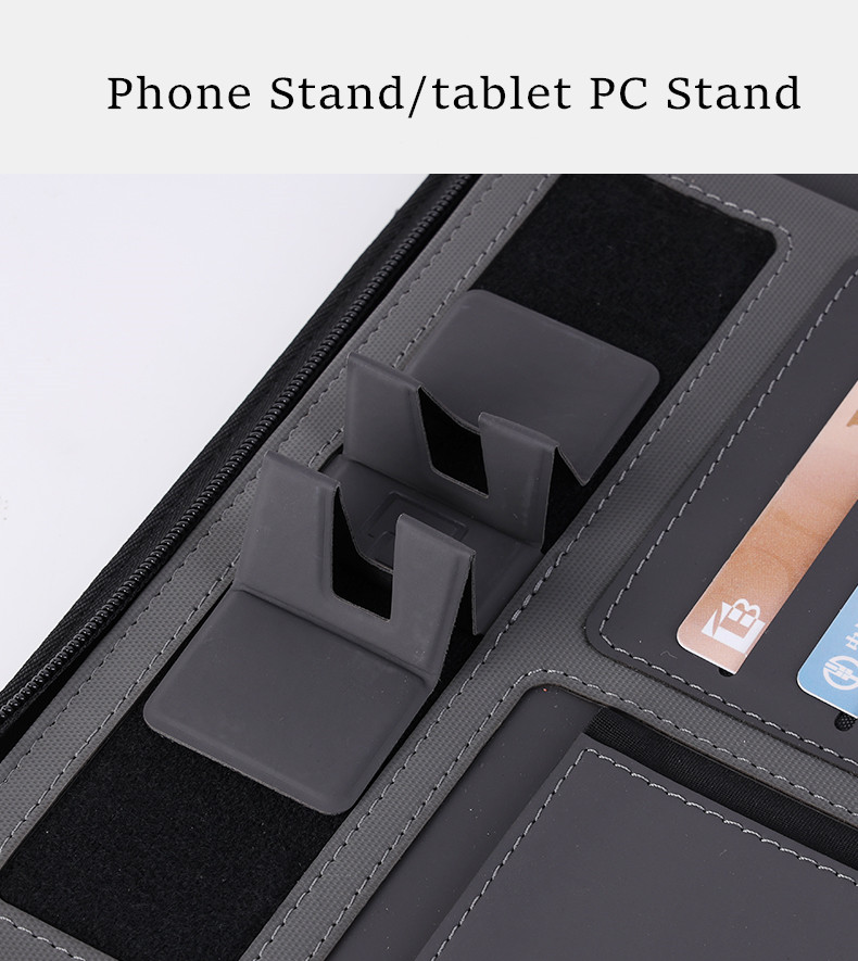 A5 Power Bank Waterproof Zipper Notebook PU Leather Combination Wireless Charger Notebook Luxury Corporate Gift