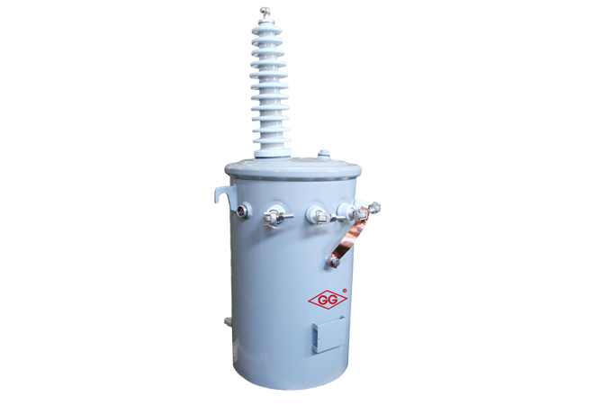 Buy cheap Single Phase 50kV Power Distribution Transformer Pole Mounted product