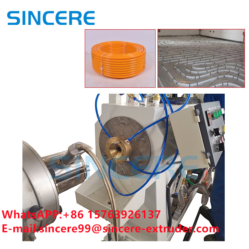 PB PEX PERT Plastic Pipe Extrusion Line For Corrugated Tube Manufacturing