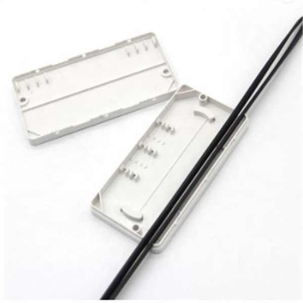 Fiber Optic Cable Protection Box Covered Wire Drop Cables Case 2 In 2 Out