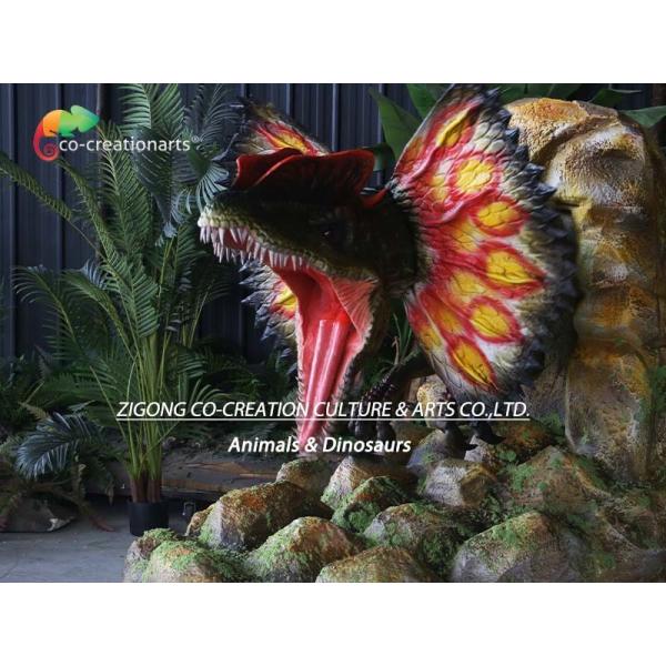 Roar Sound Dinosaur Animatronics In Theme Park Museum Exhibition
