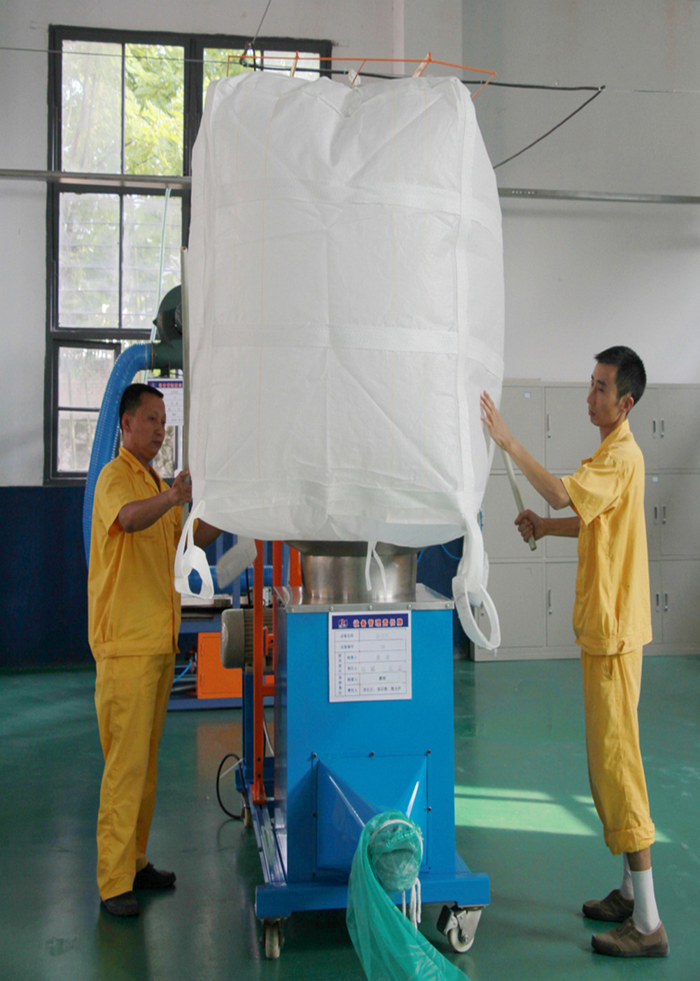 Circular / Tubular FIBC Jumbo Bags For Building Sand Packing 500kg To 2 Tons
