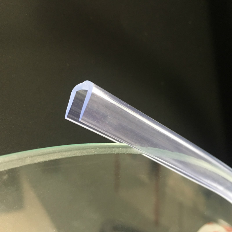 Transparent Car Door Edge Clear U Shape Glass Edge Trim Protector for Welding Service