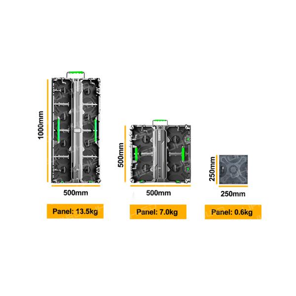 Full Color P3.91 Stage LED Display Screen Portable Rental LED Video Wall Panel for Stage Advertising