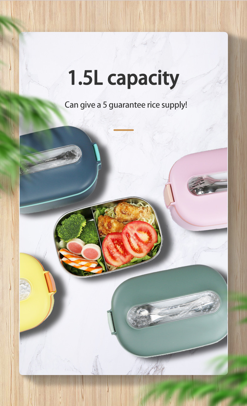 Leak Proof Stainless Steel Lunch Containers 5 In 1 70W Customization