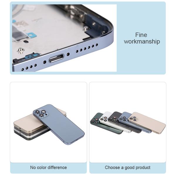 13 Pro 13Mini Iphone Back Glass Battery Cover Smartphone Housing
