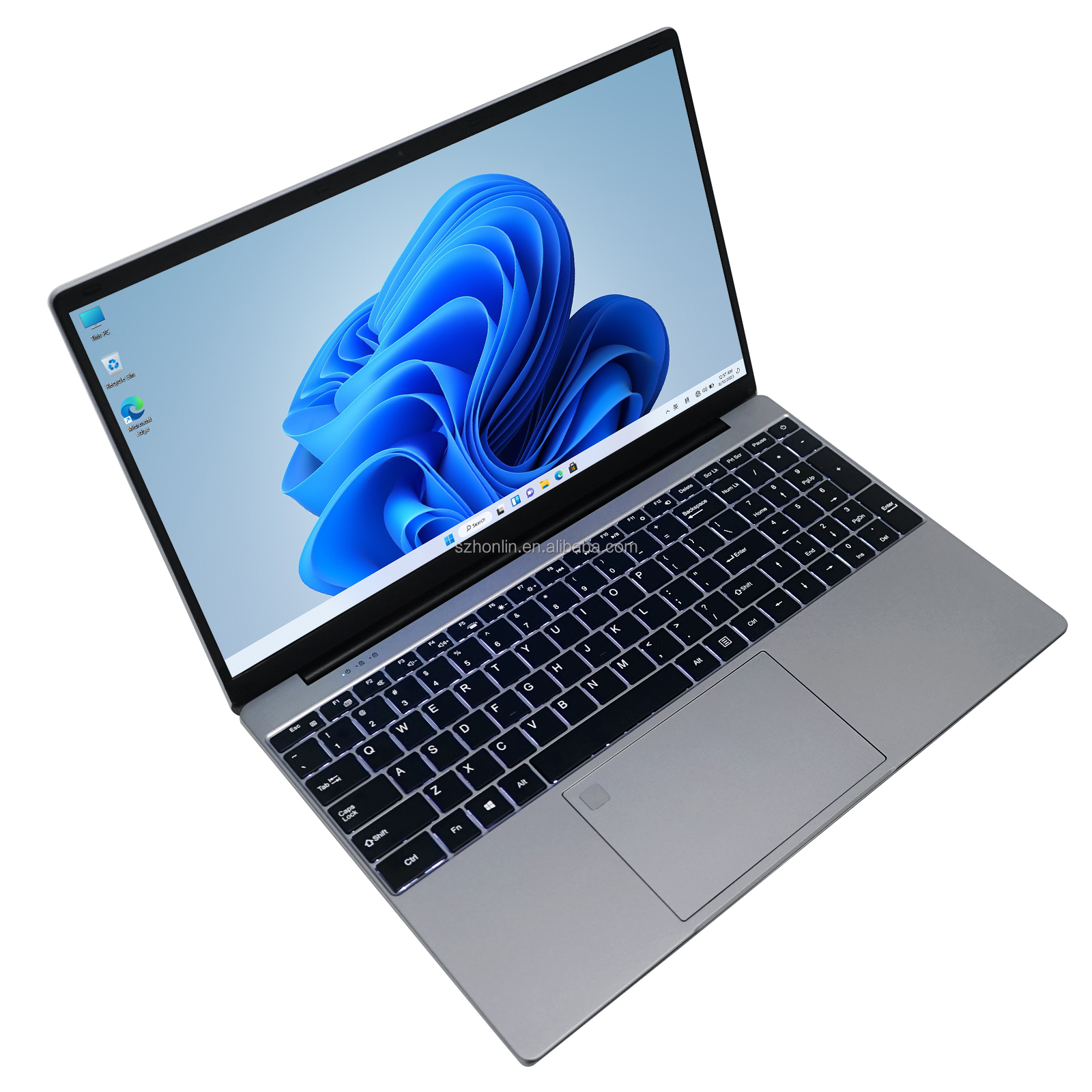 15.6 Inch Portable Intel N5095 Gaming Laptop Windows 11 Supported 12GB RAM 512GB SSD for Business Office and Gamers