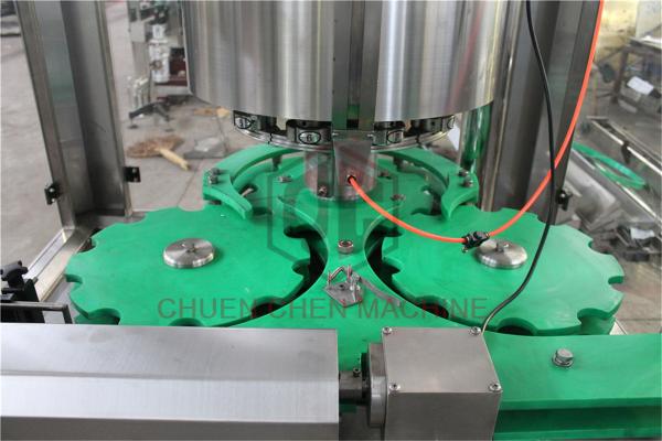 Quality Glass Bottle Capping And Labeling Machine , Liquid Filling And Capping Machine for sale