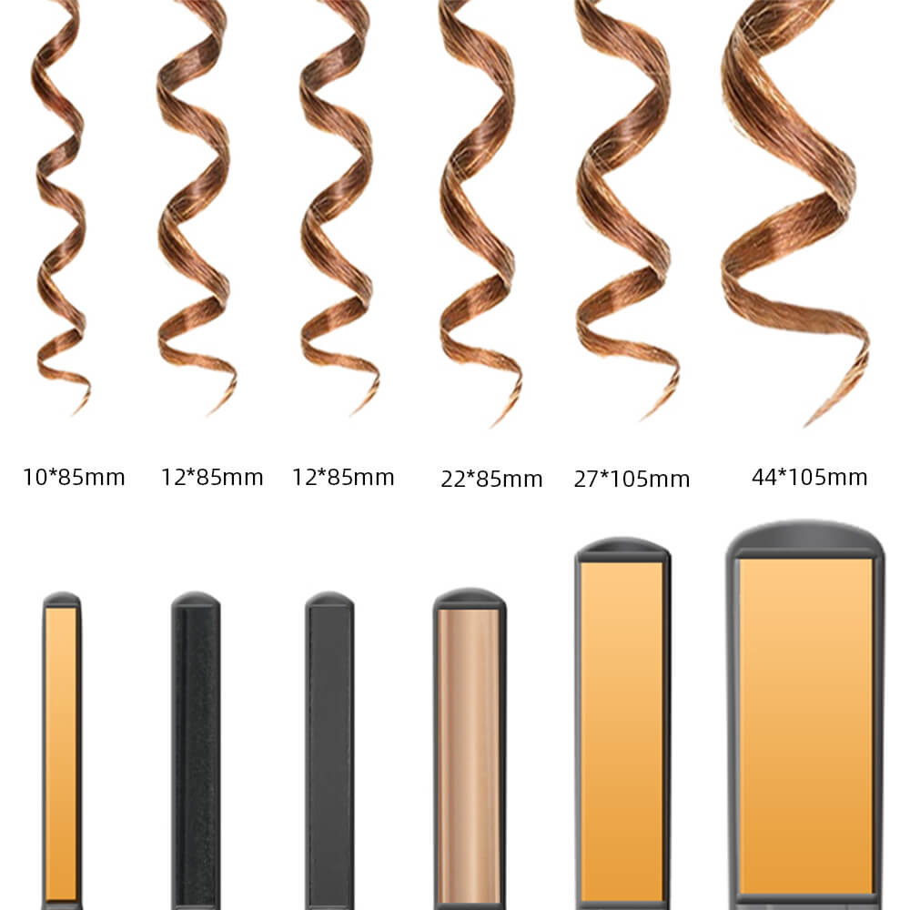AC240V Tourmaline Plate Travel Size Hair Straightener 2 In 1 Mini ceramic flat iron