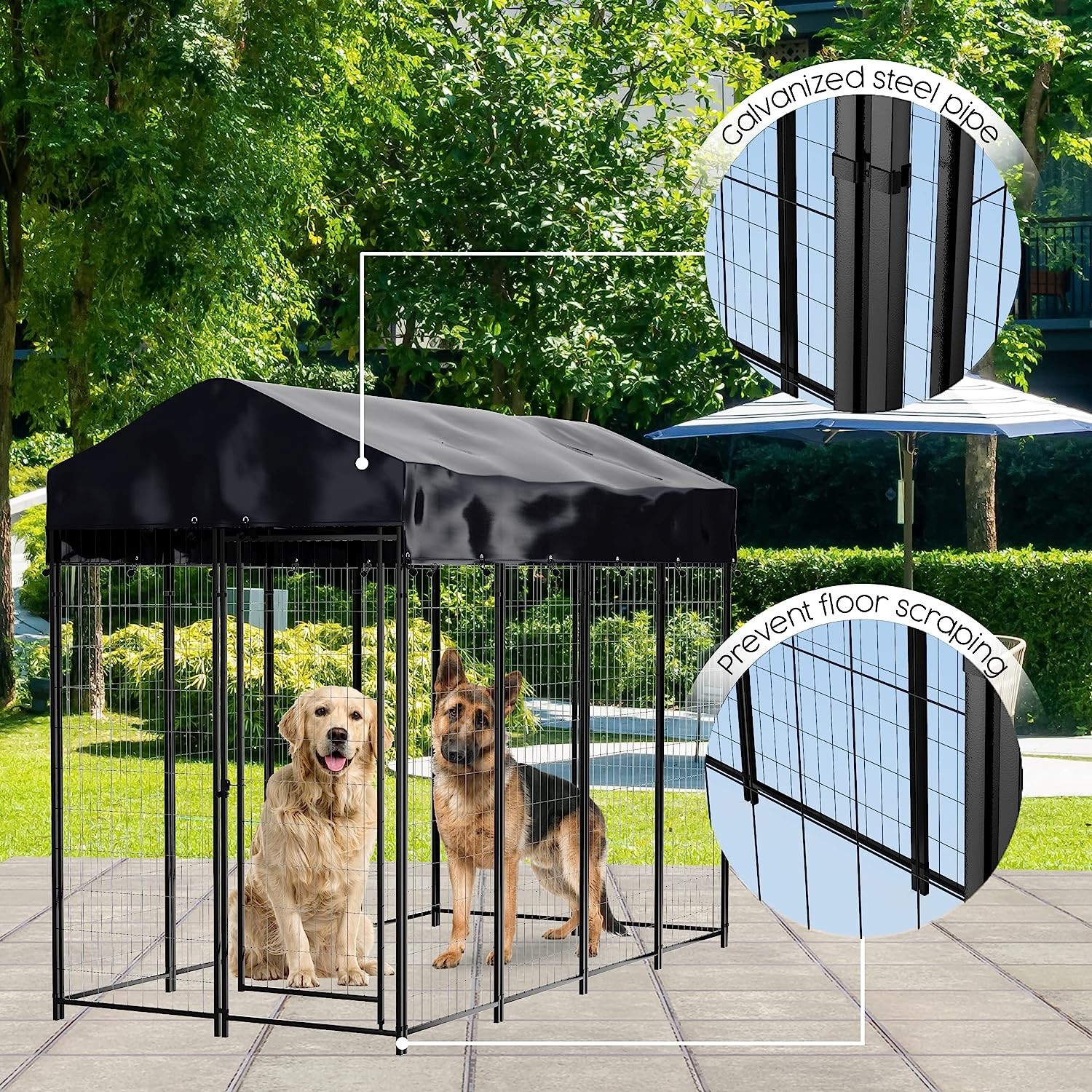 Outdoor Heavy Duty Dog Kennel