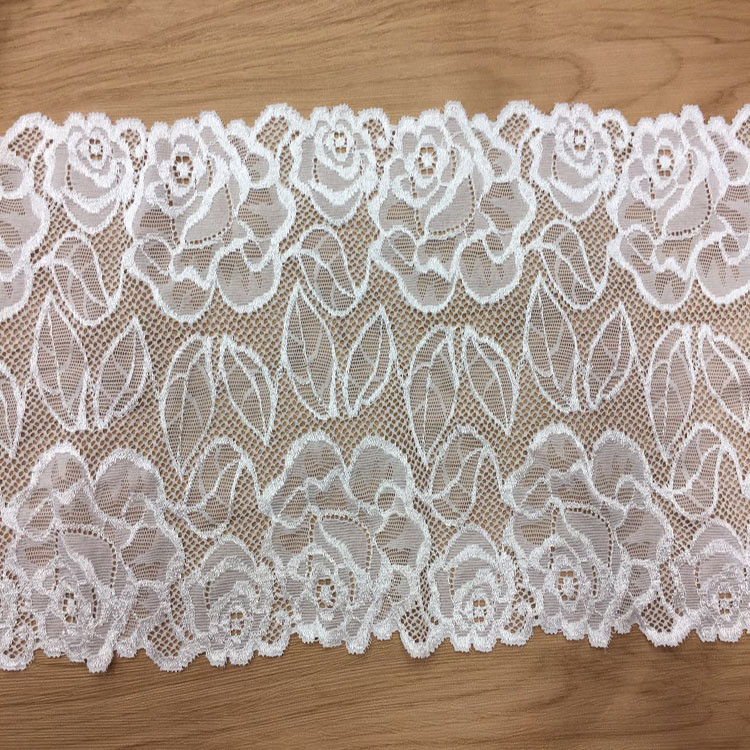 18cm wide 2017 New Fashion Lace Border/ underwear cotton lace edge in Ivory Color