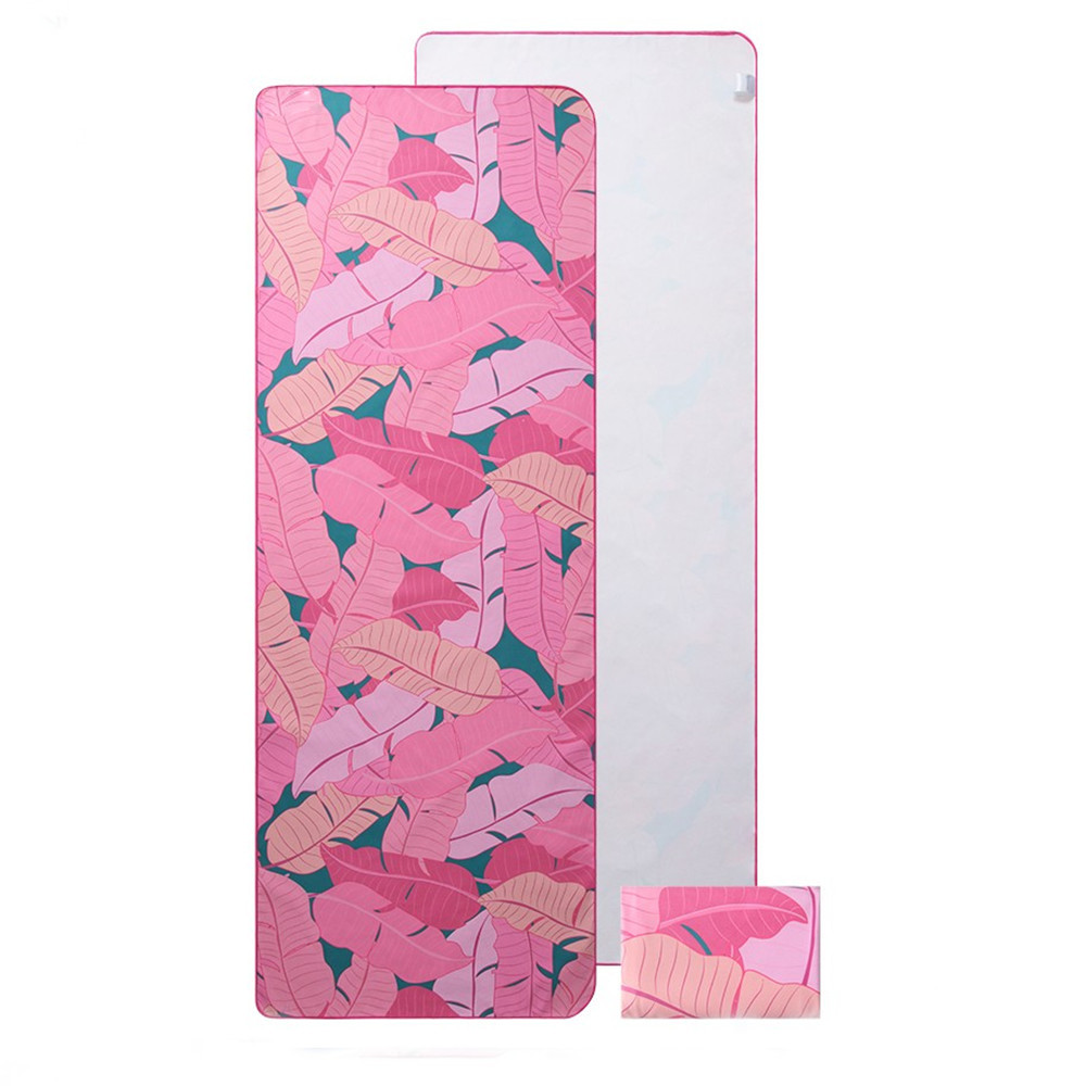 Super Absorbent Microfiber Fitness Poncho Beach Towel Floral Printed
