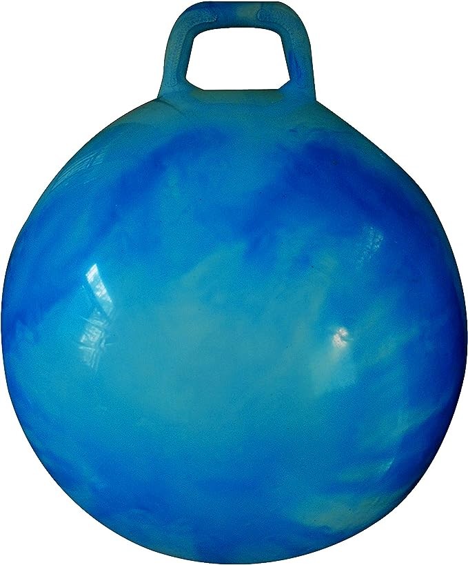 Round Space Hopper Ball with Air PumpHoppity Ball inflatable Bouncer Toy With Handle