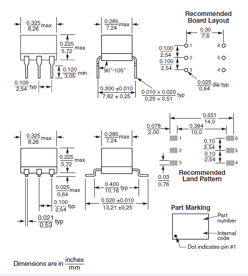 WB2040-SML Gate Drive Transformer LED Drive Power supply with RoHS