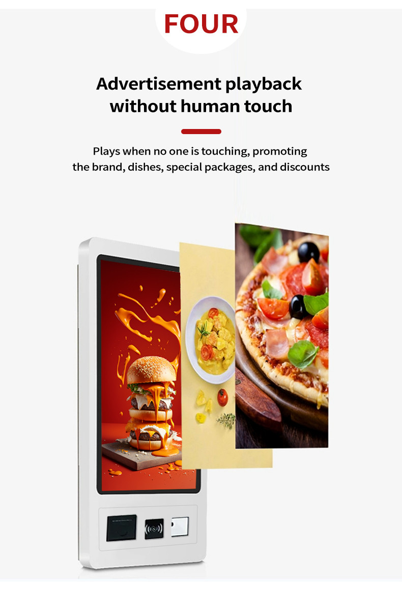 Slef service kiosk with Android Solution RK3288 15.6 Inch Display Size enterprise self service kiosk