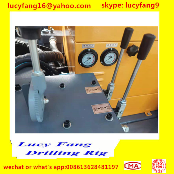 Track Mounted High Drilling Efficiency Water Well Drilling Rig with DTH hammer Drilling
