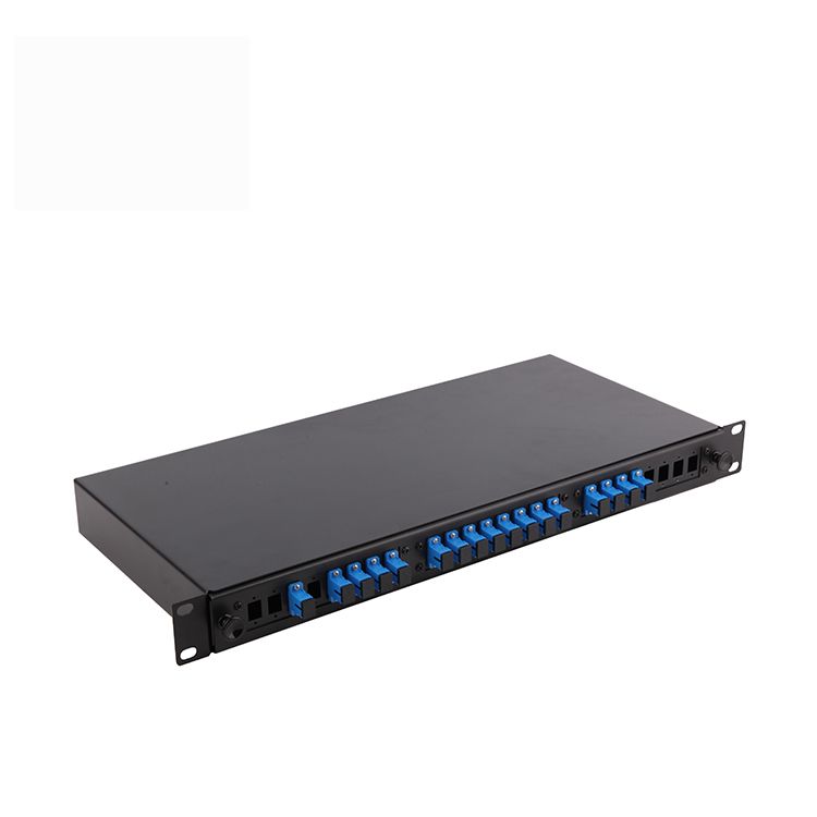 The New Rack Mounted Type 1*16 Fiber Optic Plc Splitter With Sc/upc Connector