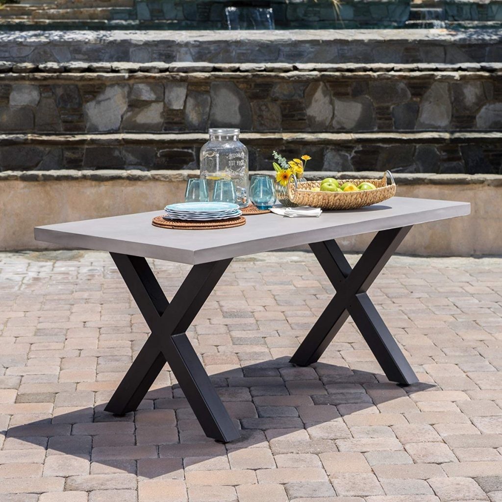 Gardens Outdoor Concrete Furniture GRC Tables Seating Bench