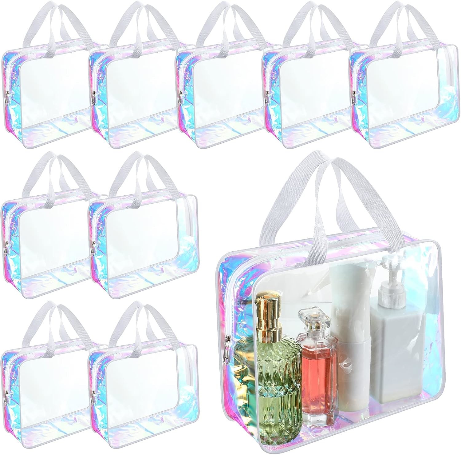 Shockproof Protective Storage Toiletry Cosmetic Bag With Handle