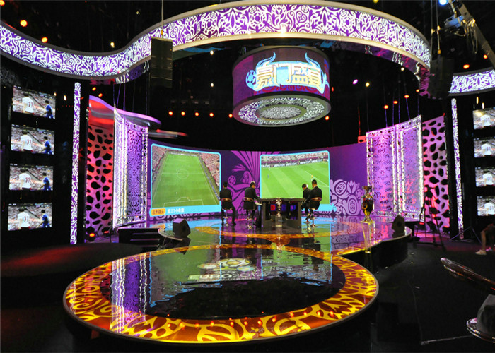 P5mm Indoor Fixed RGB LED Display For TV Room High Definition 600Hz