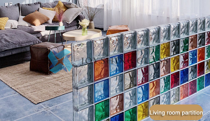 Solid Decorative Glass Block Brick Crystal Material Customized Shapes