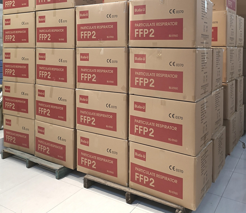 Male And Female Adults FFP2 Particulate Respirator Single Pack 50pcs/Box