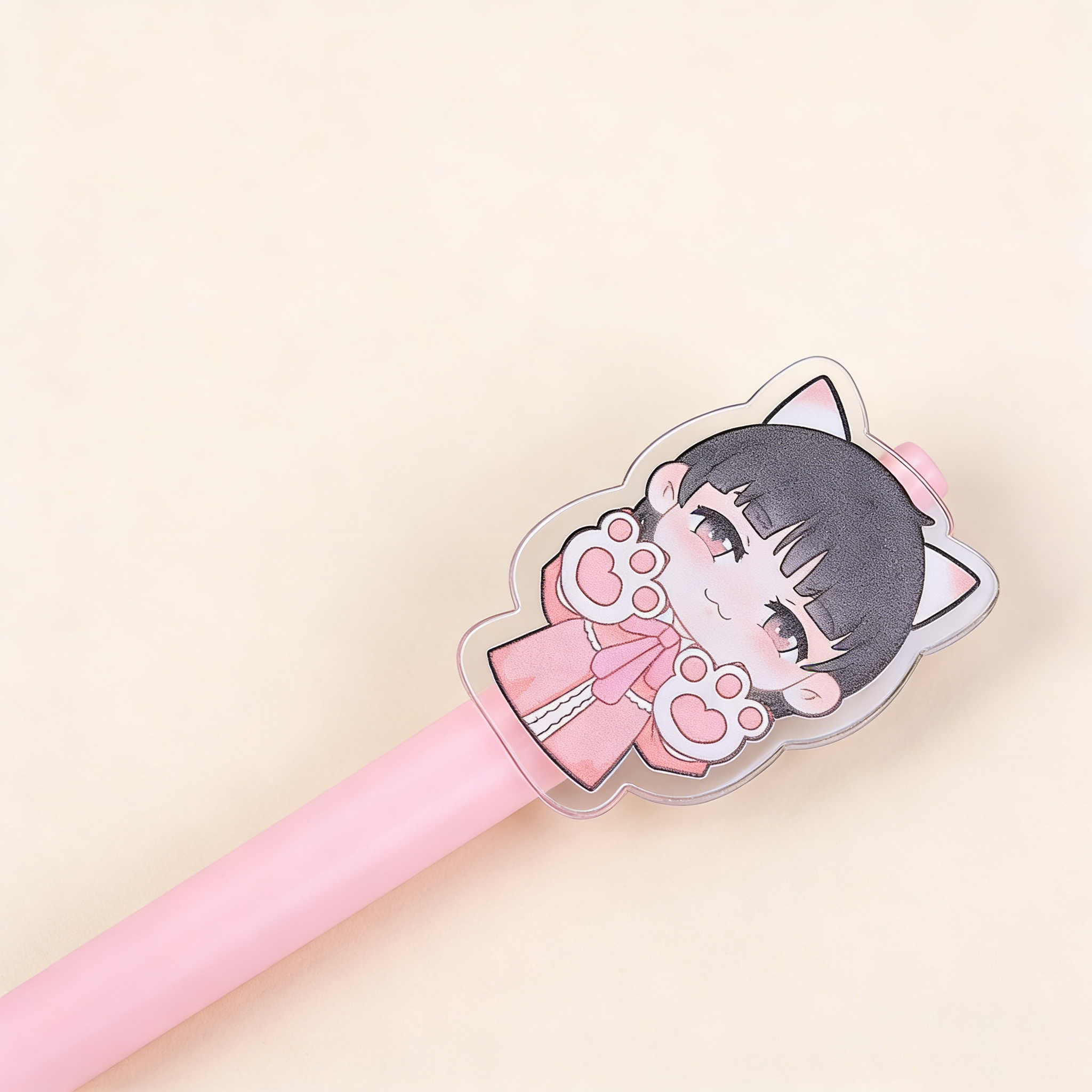 Creative DIY Personalized Cartoon Anime Acrylic Gel Pen Unique Patch Design Rubber Metal Signature Pen for Promotions