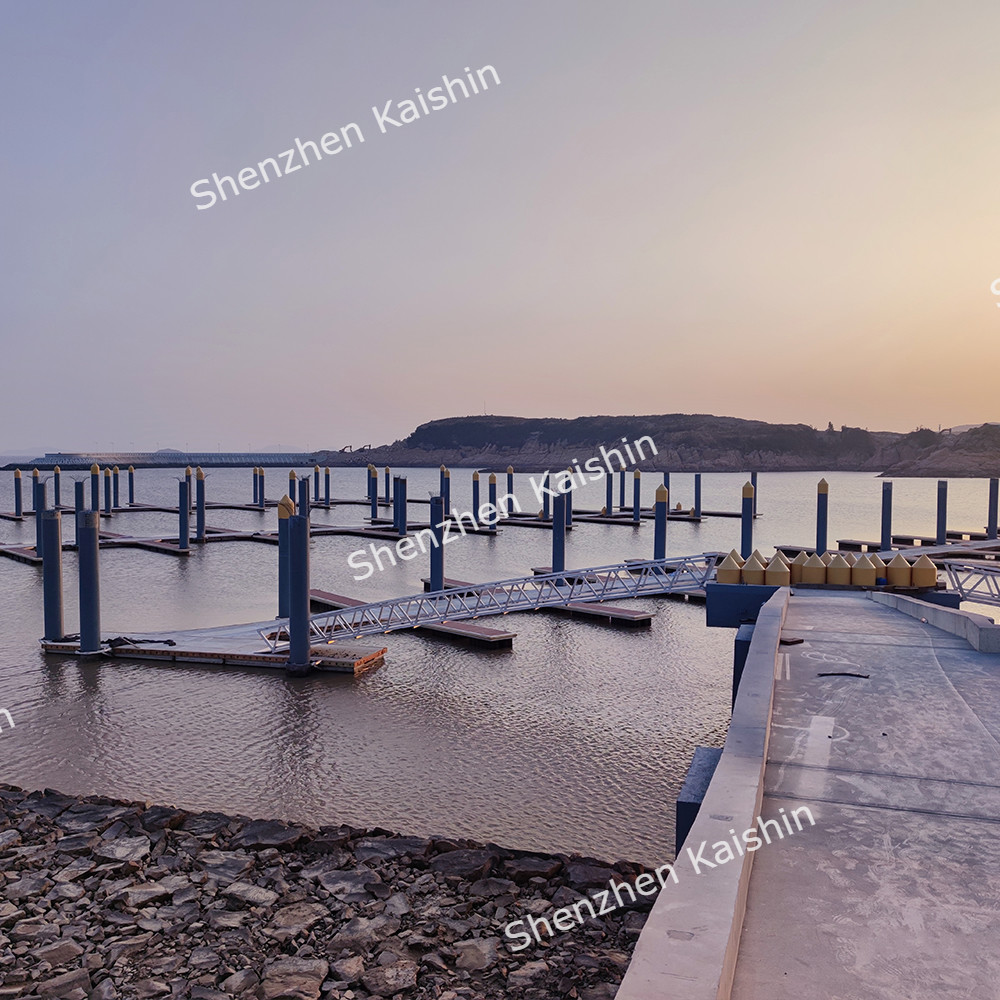 Residential Marine Floating Dock Pontoon Aluminum Alloy 300mm