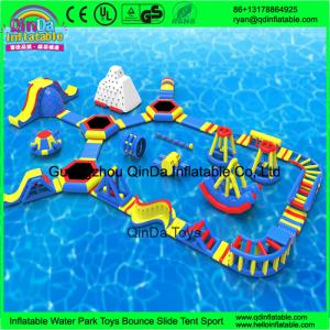 China Giant inflatable water park/Summer games for adult/used water park slides for sale on sale