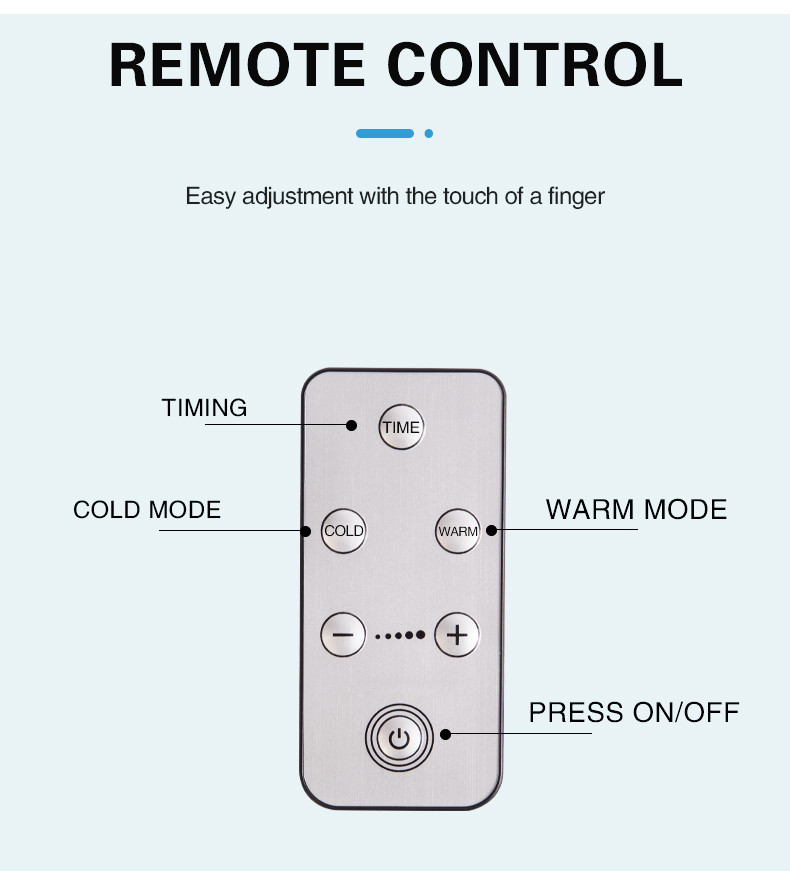 PTC USB Electric Heater Fan Winter Warmer Portable Home Room Tower 1200W